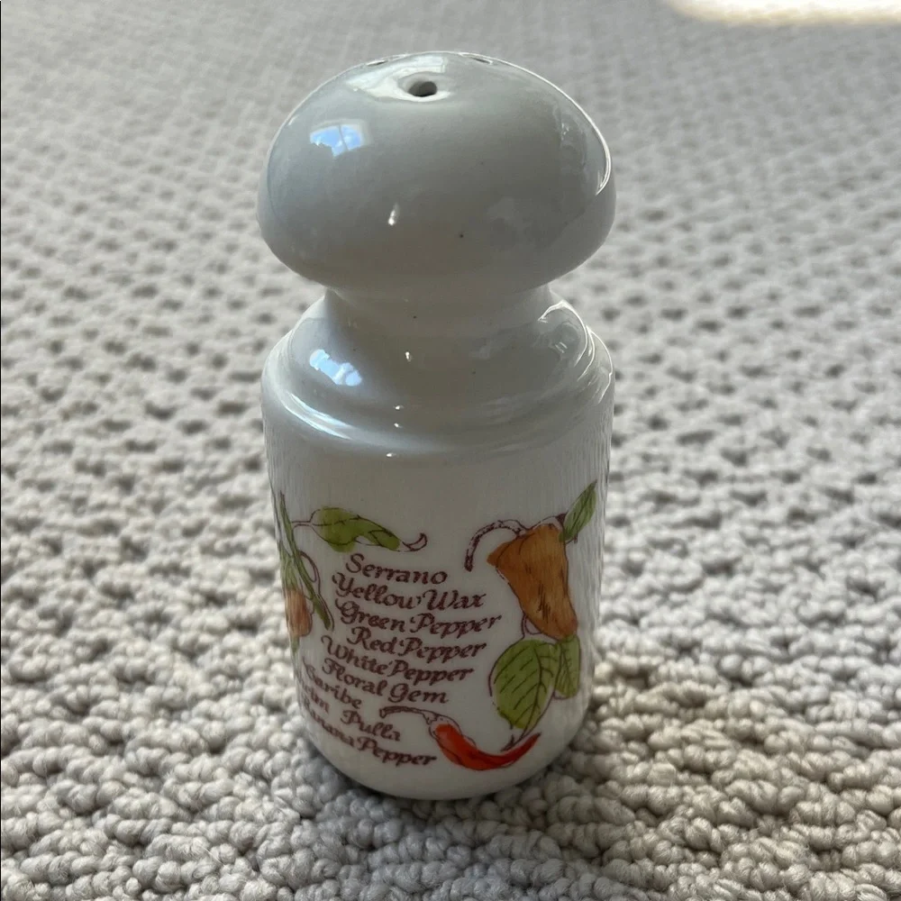 Ceramic Avon 1980 Salt and Pepper Shaker Set
